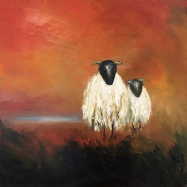 Padraig McCaul - Achill Sheep in the Fields